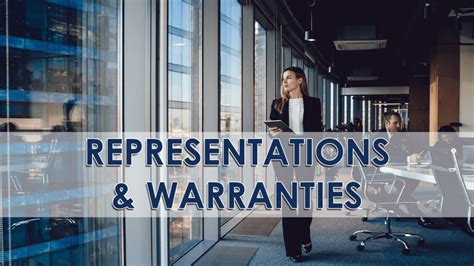 what are reps and warranties in simple terms